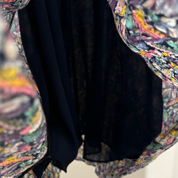 & Other Stories floral dress with high neck halter style size 2 sunmer - Picture 3 of 9